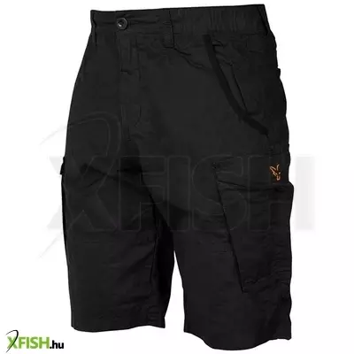 Fox Collection combat shorts Black / Orange Fekete/narancssárga Rövidnadrág - S