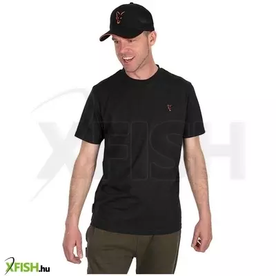 Fox Collection Horgász Póló Fekete Xl