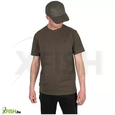 Fox Collection Horgász Póló Zöld Xxxl