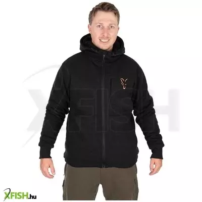Fox Collection Sherpa Jkt Kapucnis Horgász Dzseki Fekete S