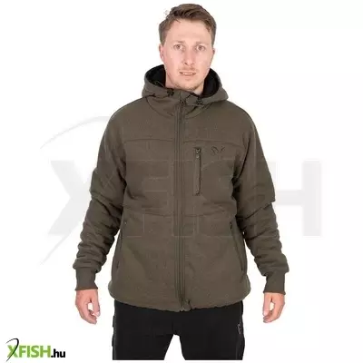 Fox Collection Sherpa Jkt Kapucnis Horgász Dzseki Zöld Xl