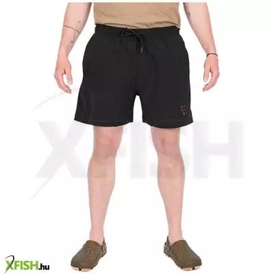 Fox Collection Black LW Swim Shorts Horgász Rövidnadrág Fekete M