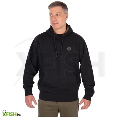 Fox Collection Hoody Horgász Pulóver Fekete Xxl