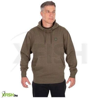 Fox Collection Hoody Horgász Pulóver Zöld M