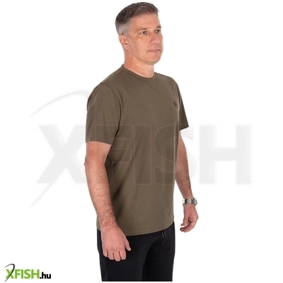 Fox Collection Horgász Póló Zöld Xxl