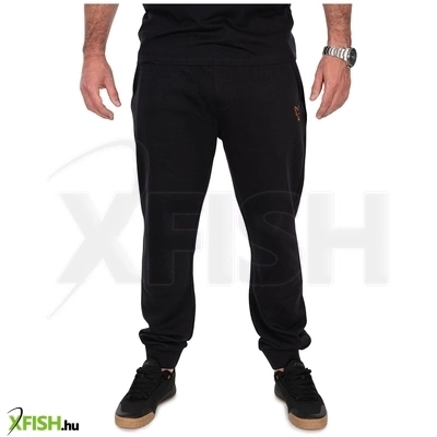 Fox Classic Jogger Horgász Melegítő Nadrág Fekete Narancs Xxl
