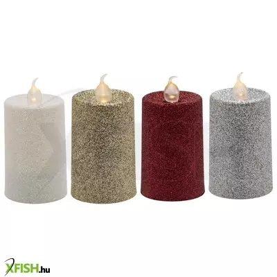 Home cds 2 led-es gyertyaszett, 2 db, sárga led, 6 cm magas