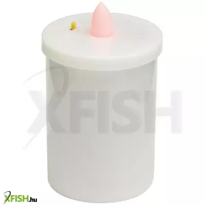 Home cdx 1 led-es mécses, fehér, narancssárga pislákoló led, 60 napos működés