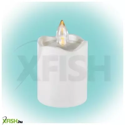 Dekorációs termékek home cdx 2/wh led-es led-es gyertya, beltéri, 1db pislákoló sárga LED