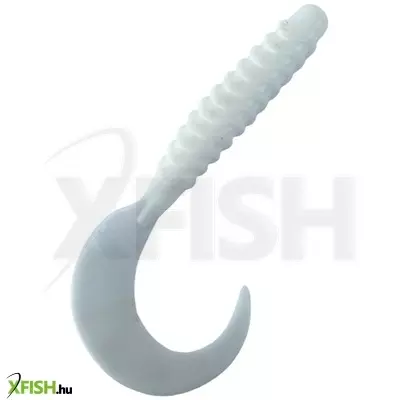 Czero Finchy Twister Single Tail Worm White Műcsali Fehér 6cm 20 db/csomag