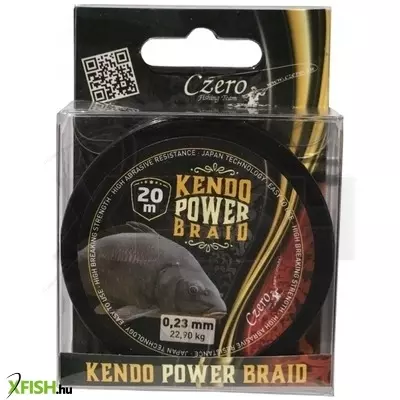 Kendo Power Braid Fonott Előkezsinór 20M 0,17Mm 12,60Kg