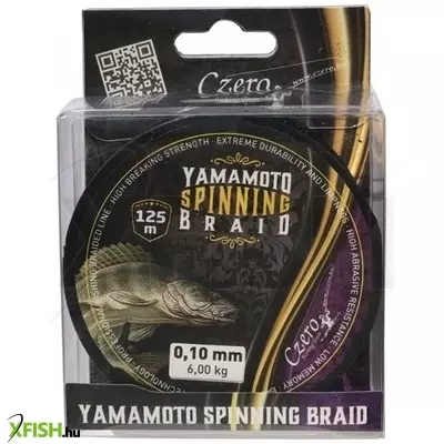 Yamamoto Spinning Braid 125M 0,10Mm 6,00 Kg Fonott Pergető Zsinór