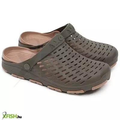 Fox Khaki Clogs Horgász Papucs 42