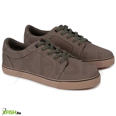 Fox Khaki Canvas Shoe Horgász Cipő 44