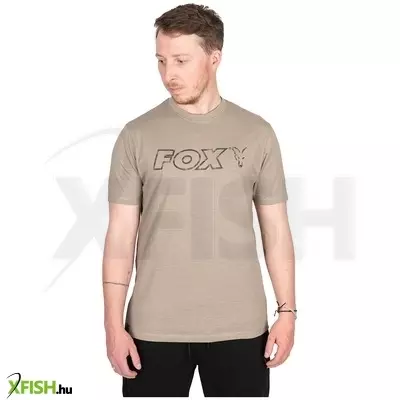 Fox Ltd Lw Khaki Marl Horgász Póló Zöld Xl