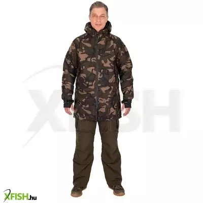 Fox Camo Sherpa Tec Jacket Horgász Kabát S