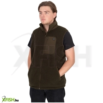 fox olive sherpa hybrid gilet horgász mellény l