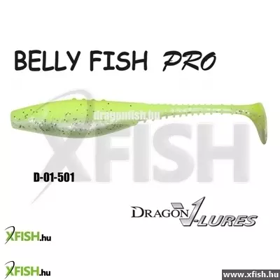 Dragon Gumihal Belly Fish Pro 2,5 6Cm Szín: 01-501 Che-Bf25D-01-501