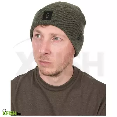 fox collection beanie téli sapka zöld