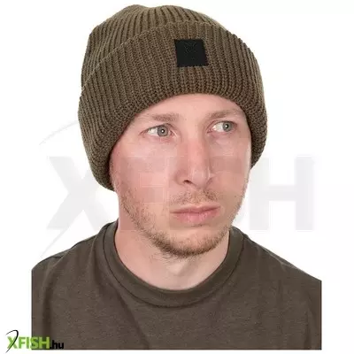 Fox Olive Merino Blend Beanie Téli Sapka