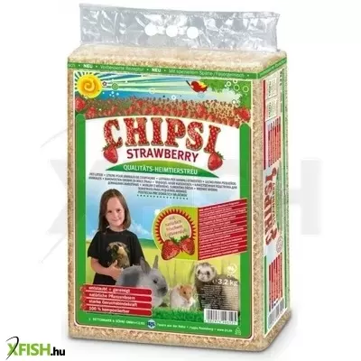 Chipsi forgács epres 60l, 3,2kg, 1 db/csomag