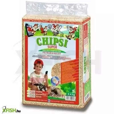 chipsi forgács super 60l 3,4kg, 1 db/csomag