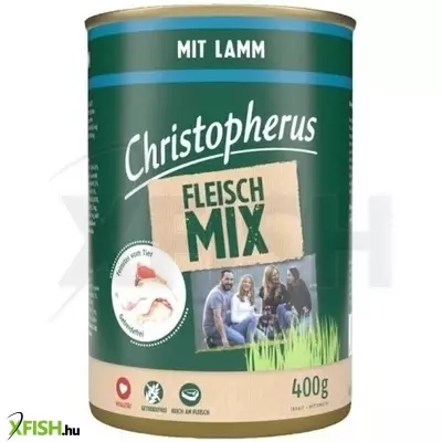 Christopherus Dog konzerv meat mix bárány 400g