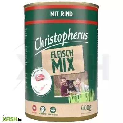 Christopherus Dog konzerv meat mix marha 400g
