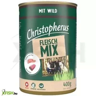 Christopherus dog konzerv meat mix vad 400g