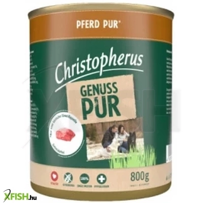 christopherus dog konzerv ló húsos 800g 6db/csomag