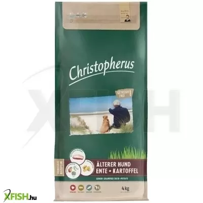 Christopherus Dog Senior Grainfree Kacsa és burgonya 12kg