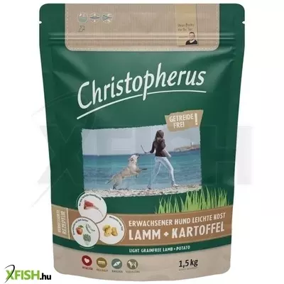 Christopherus Dog Light Grainfree Bárány és burgonya 1,5kg