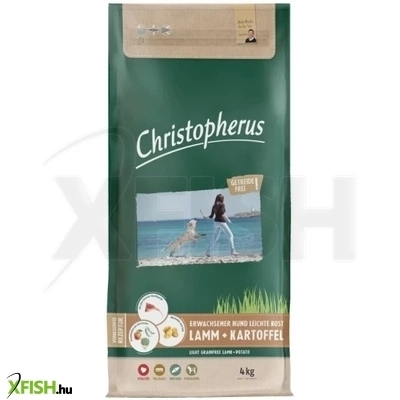 Christopherus Dog Száraztáp Light Grainfree Bárány És Burgonya 12000g