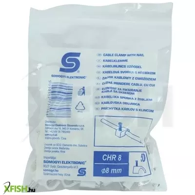 Use home chr 8 kábelbilincs szöggel, 8mm, 50 db, kerek vezetékhez