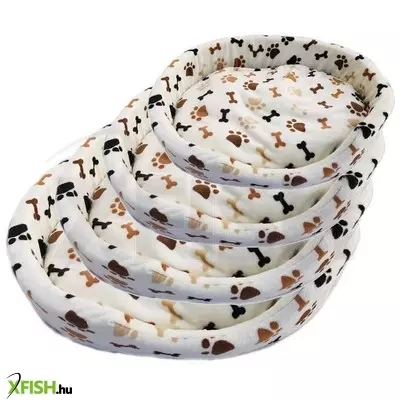 Cilicili kisállat fekhely csont-mancs fehér (ci35) - 4 méretes szett