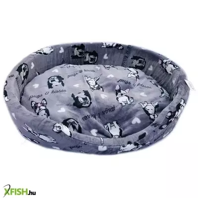 Cilicili kisállat fekhely pugs & kisses (ci39) - 70x55x15cm