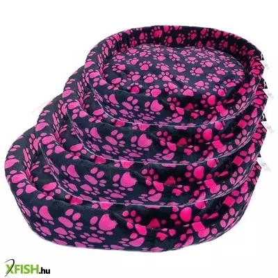 Cilicili kisállat fekhely mancs fekete-pink (ci40) - 4 méretes szett