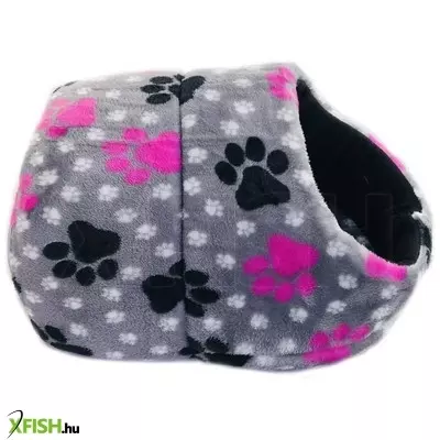 Cilicili habszivacs kisállat odú mancs szürke (ci68) - 50x40x35cm