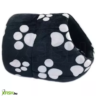 Cilicili habszivacs kisállat odú mancs fekete (ci69) - 40x30x25cm