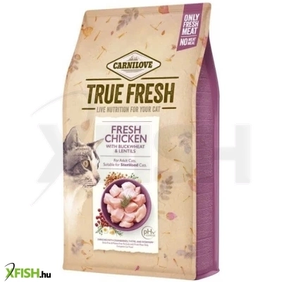Carnilove True Fresh Cat Száraztáp Adult Chicken Csirke 340g