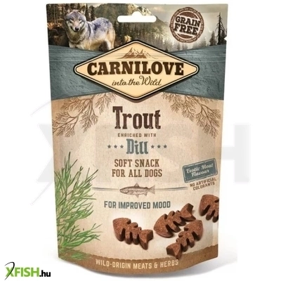 Carnilove Dog Jutalomfalat Semi Moist Trout Dill Pisztráng Kaporral 200g