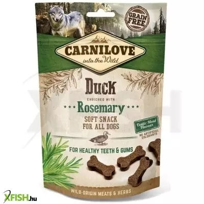 Carnilove dog semi moist snack kacsa rozmaringgal 200g