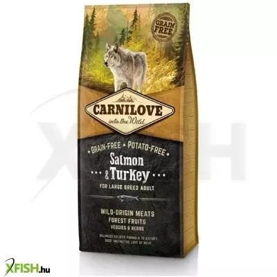 Carnilove Adult Large Salmon & Turkey- Lazac és Pulyka Hússal 12kg