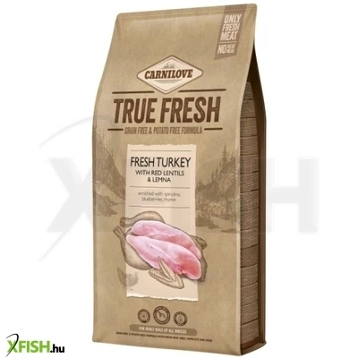 Carnilove True Fresh Száraztáp Pulyka Vöröslencse És Békalencse 11400g