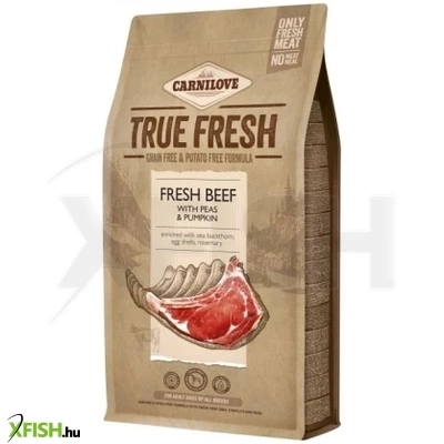 Carnilove True Fresh Száraztáp Marha Borsó Sütőtök 1400g