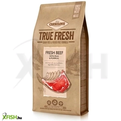 Carnilove True Fresh Száraztáp Marha Borsó Sütőtök 11400g