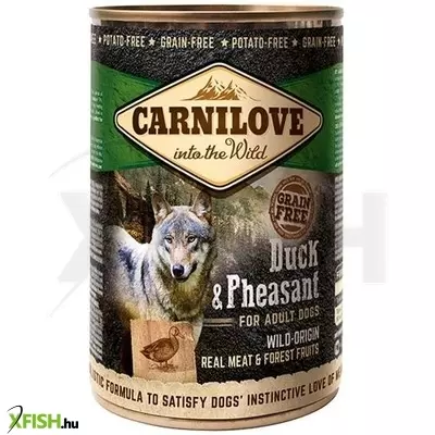 Carnilove Adult Duck & Pheasant Can- Kacsa és Fácán Hússal Konzerv 400g
