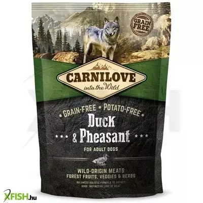 Carnilove Adult Duck & Pheasant- Kacsa és Fácán Hússal 1,5kg