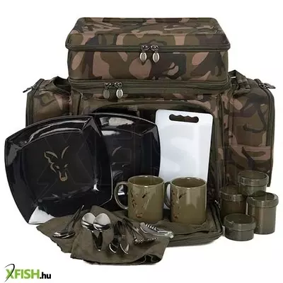 Fox Camolite Session Hűtőtáska Étkészlettel 2 Fő részére 45x65x13cm