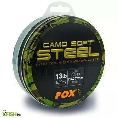 Fox Soft Steel Light Camo Pontyozó Zsinór X 1000M 0.331Mm 16Lb/7.27Kg